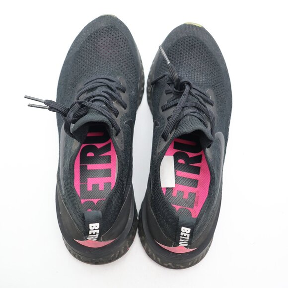 Nike Epic React Flyknit Be True Men's Size 10 Black Rainbow Sneakers AR3772-001 - Picture 9 of 9
